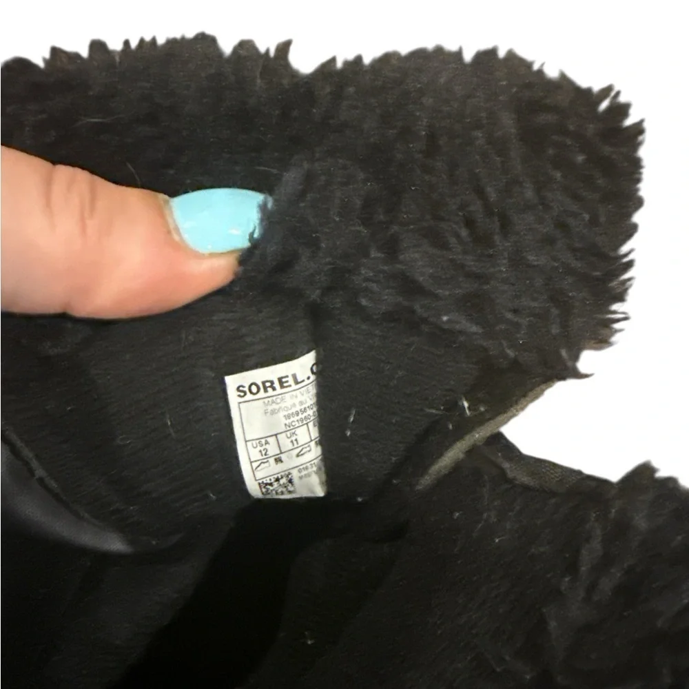 Sorel Black Kids Winter Boots